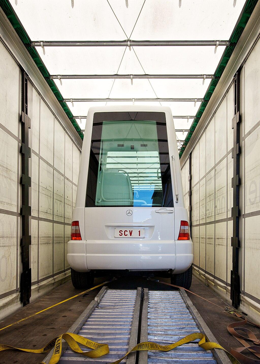 Mercedes Gifts Pope Francis a New Electric Popemobile